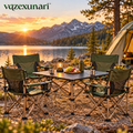 vqzexunari™ BaseCamp Folding Table & Chair Set