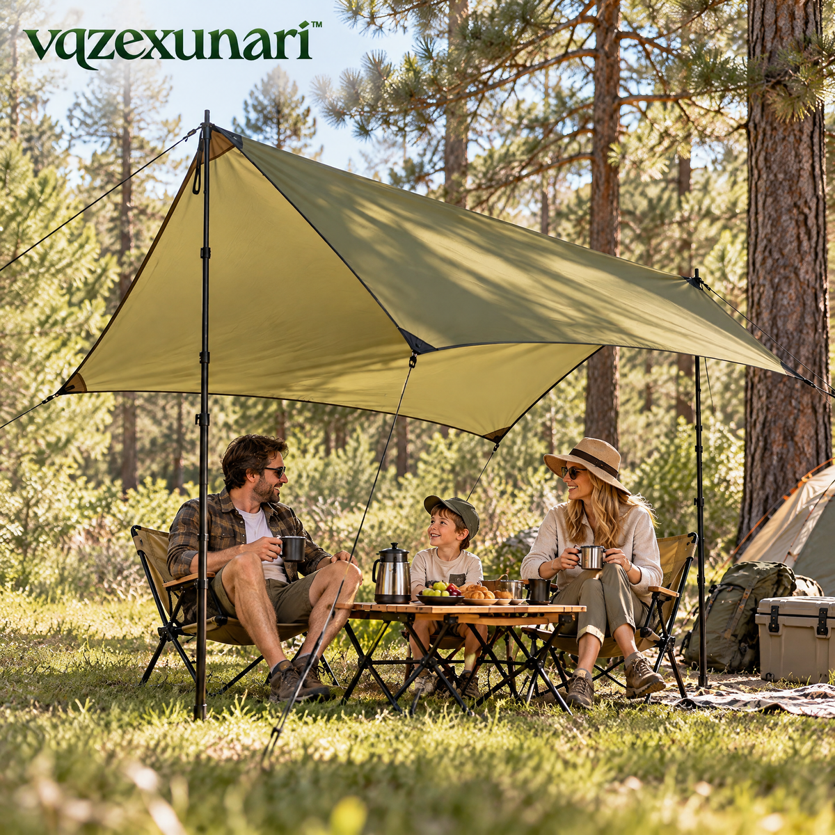 vqzexunari™ TrailShade Camping Tarp