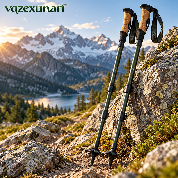 vqzexunari™ PeakStride Trekking Poles
