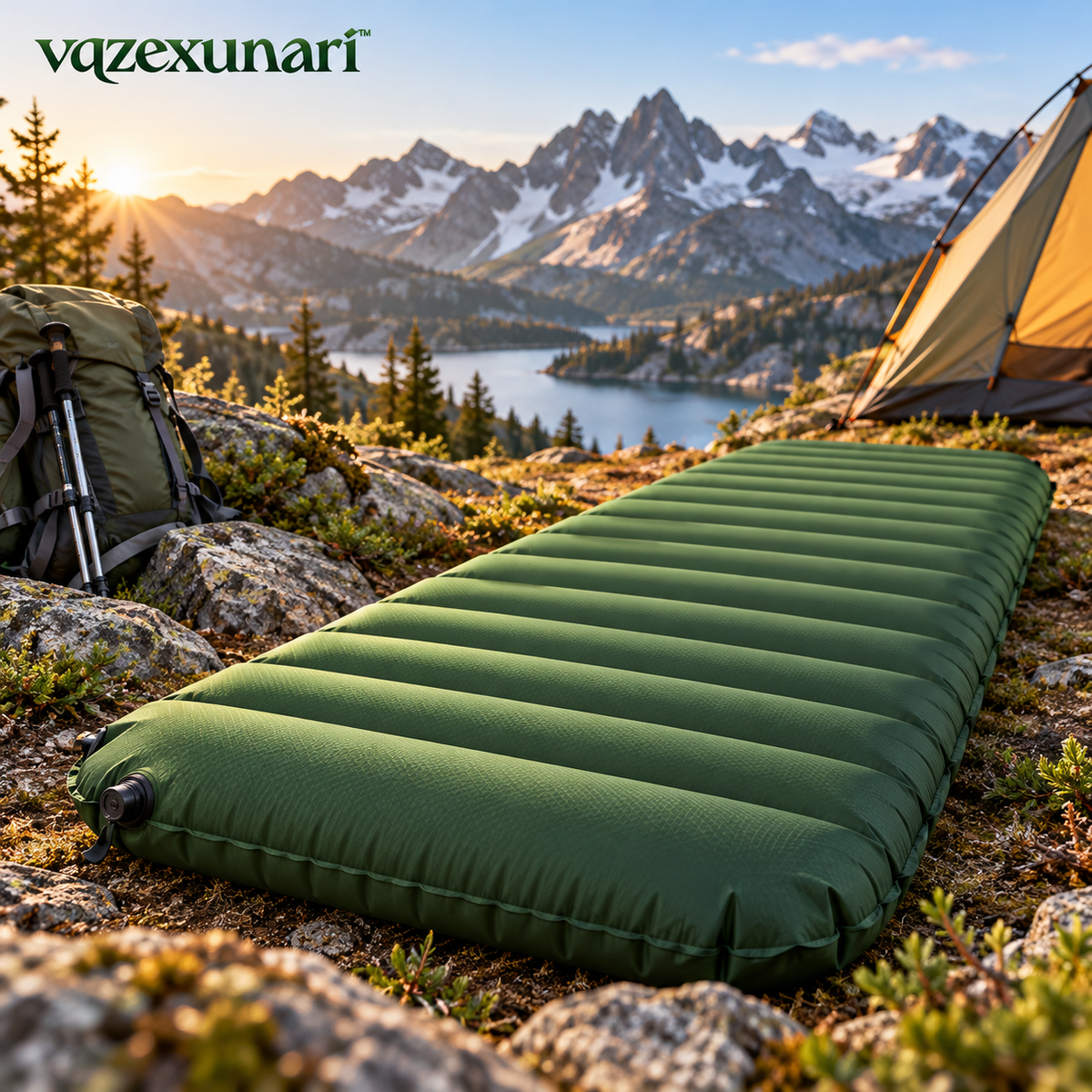 vqzexunari™ CloudRest Inflatable Sleeping Pad