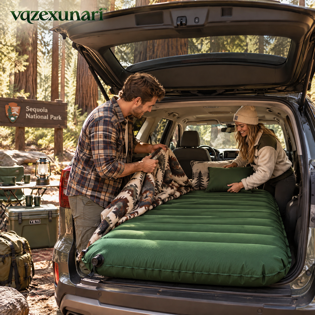 vqzexunari™ CloudRest Inflatable Sleeping Pad